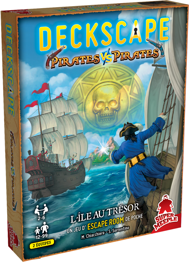 Boîte du jeu Deckscape : Duel - Pirates vs Pirates (VF)