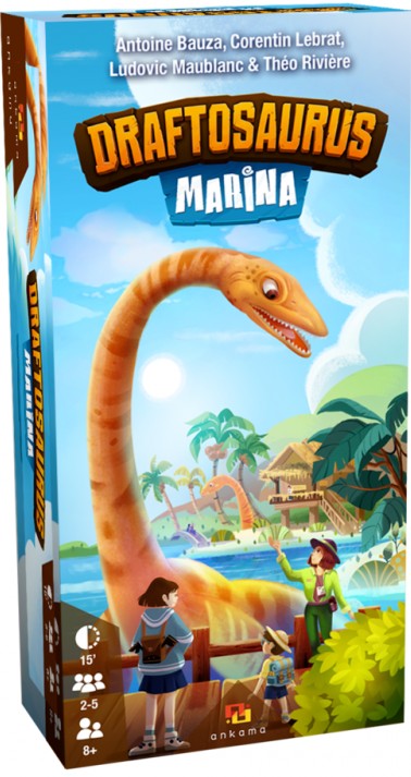 Boîte du jeu Draftosaurus: Marina (ext)