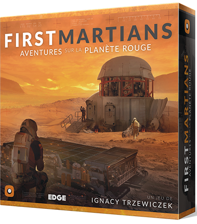 Boîte du jeu First Martians: Aventures sur la Planète Rouge