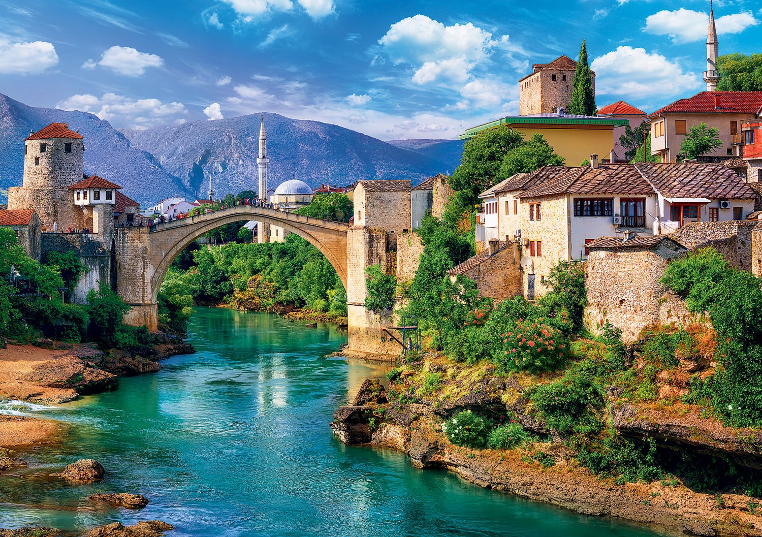 Boîte du casse-tête Pont de Mostar (500 pièces) - Trefl