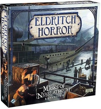 Boîte du jeu Eldritch Horror - Masks of Nyarlathotep (expansion)