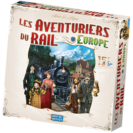 Boîte du jeu Les Aventuriers du rail Europe 15e Anniversaire