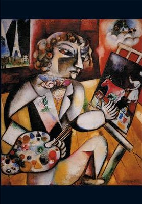 Boîte du casse-tête Chagall - Autoportrait aux sept doigts (1000 pièces) - Piatnik