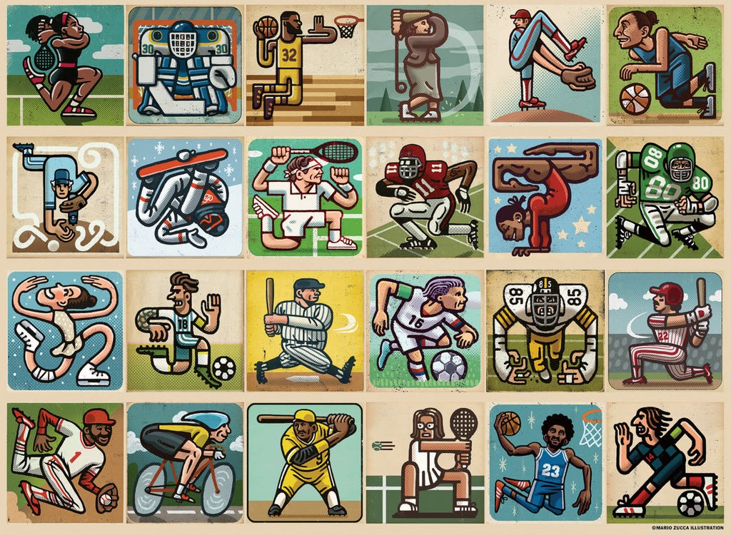 Awesome Athletes (300 pièces XXL) – Ravensburger