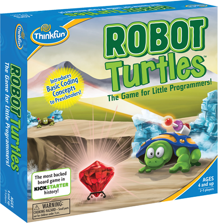 Boîte du jeu Robot Turtles (VA)