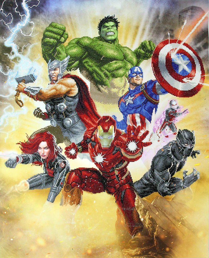 Boîte du bricolage Diamond Dotz - Avengers Assemble (85 x 105)