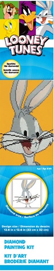 Présentation du bricolage Diamond Dotz - Bugs Bunny (32 x 32)