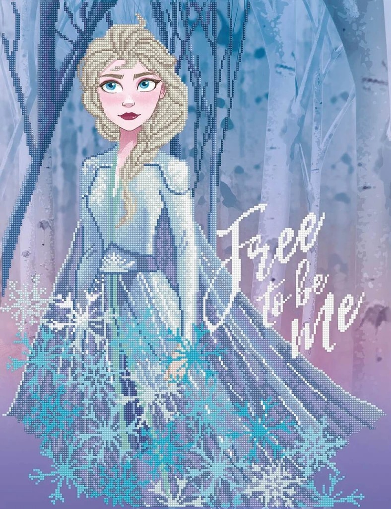 Boîte du bricolage Diamond Dotz - Elsa Free To Be Me (50 x 65)