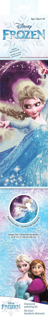 Présentation du bricolage Diamond Dotz - La Magie d'Elsa Frozen (58 x 80)