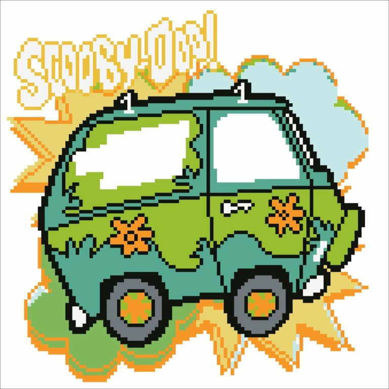 Diamond Dotz - Scooby Doo - The Mystery Machine (32 x 32) - LilloJEUX