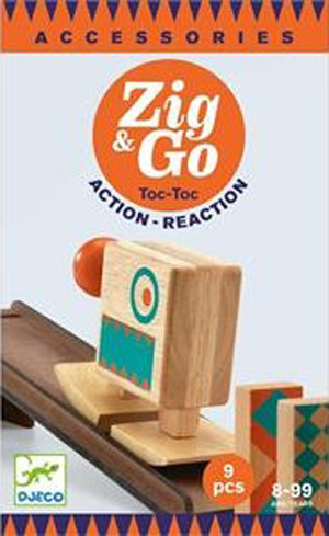 Boîte du jeu Zig & Go - Toc Toc (9 pièces)