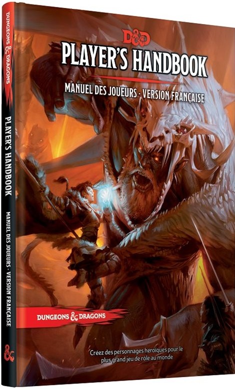 Boîte du jeu Donjons & Dragons - Manuel des joueurs (VF)
