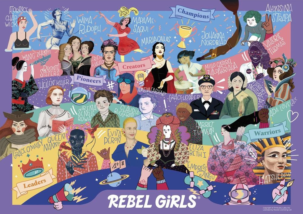 Boîte du casse-tête Rebel Girls (500 pièces) - Gibsons
