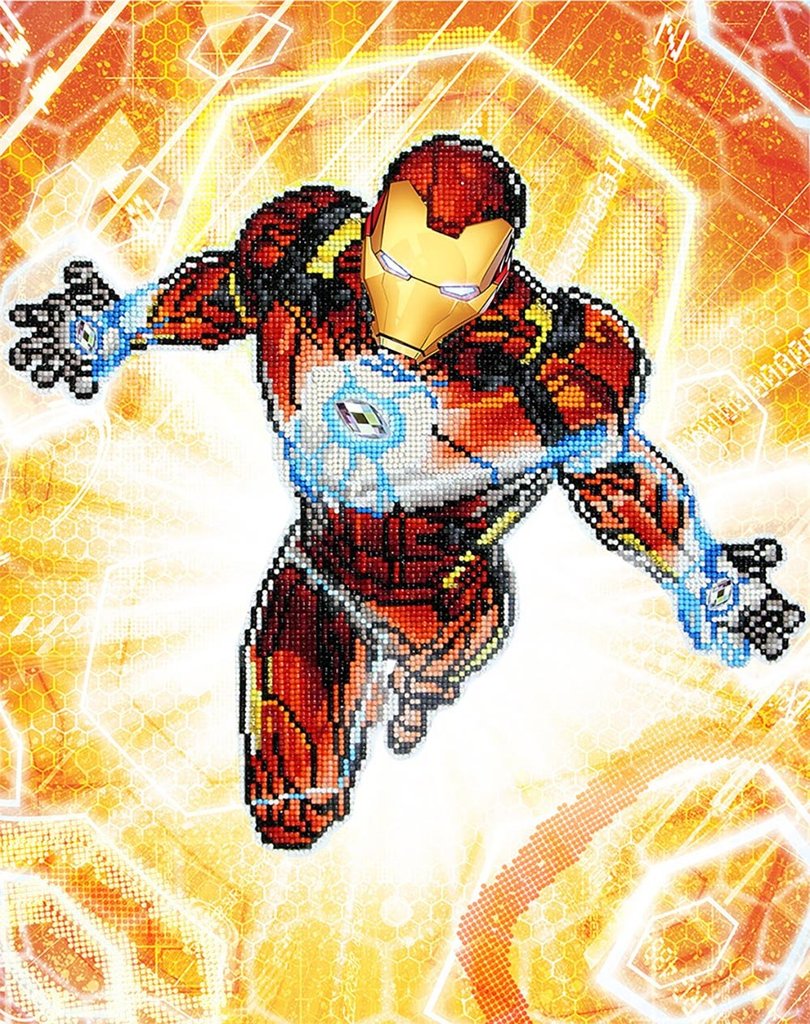 Boîte bricolage Iron-Man Blast Off (42 x 53)