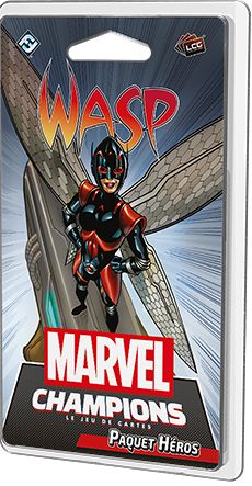 Boîte du jeu Marvel Champions- Le Jeu de Cartes: La Guêpe (ext)
