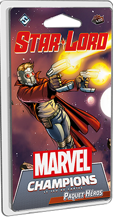 Boîte du jeu Marvel Champions- Le Jeu de Cartes: Star-Lord (ext)