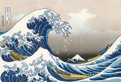 Boîte du casse-tête La Grande Vague - Hokusai (1000 pièces) - Piatnik