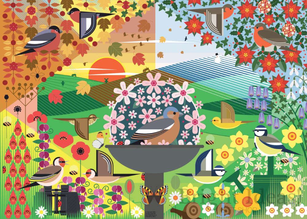 Oiseaux Colorés (1000 pièces) – Ravensburger