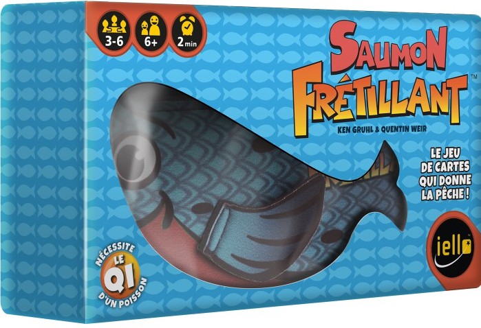 Boîte du jeu Saumon Frétillant - Bleue