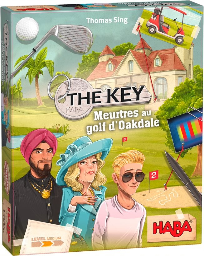 Boîte du jeu The Key – Meurtres au golf d'Oakdale