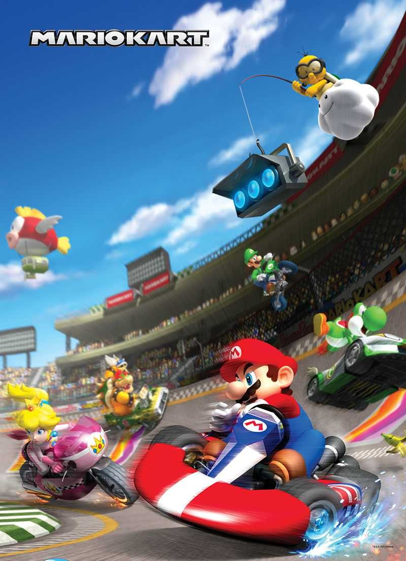 Boîte du casse-tête Super Mario Kart (1000 pièces) - USAopoly
