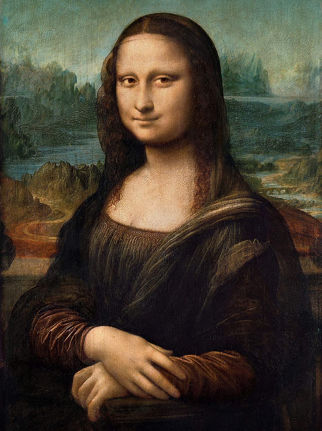 Boîte du casse-tête Leonardo - Mona Lisa (500 pièces) - Clementoni