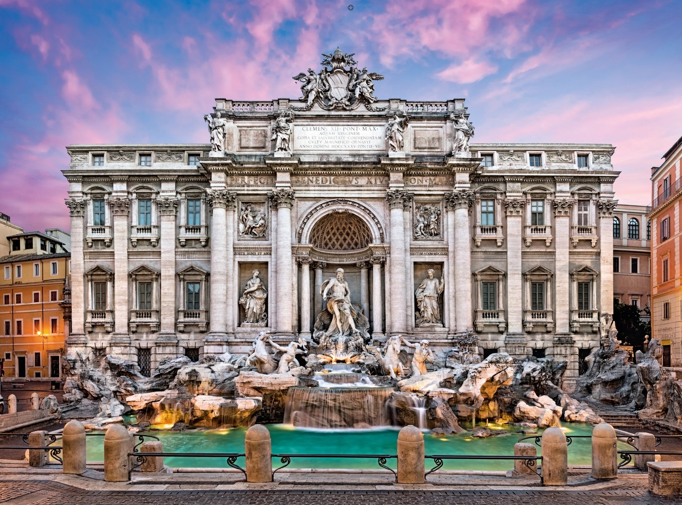 Boîte du casse-tête Trevi Fountain (500 pièces) - Clementoni