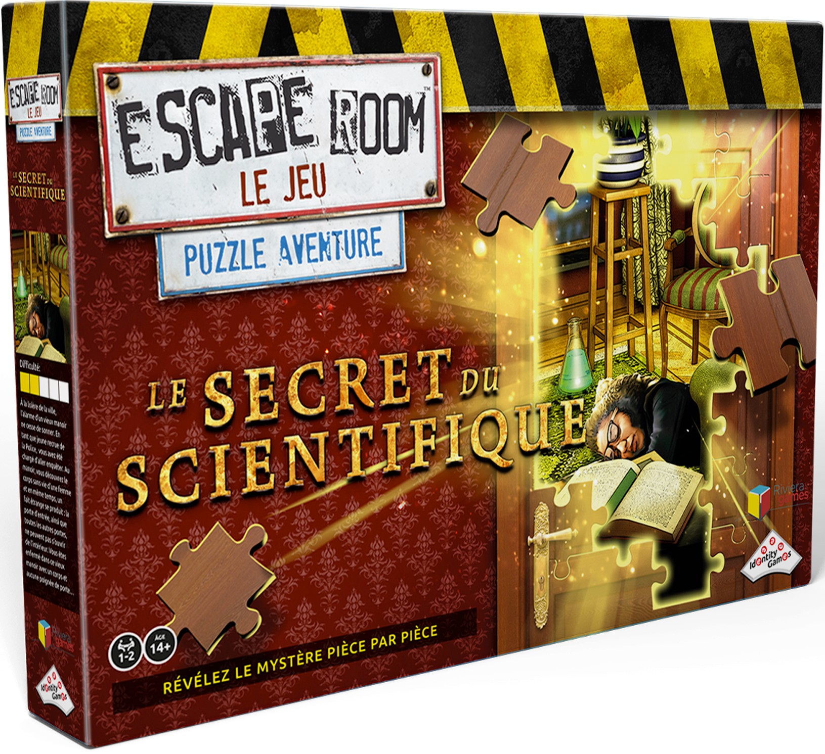 Boîte du jeu Puzzle Aventure - Escape Room: Le secret du scientifique