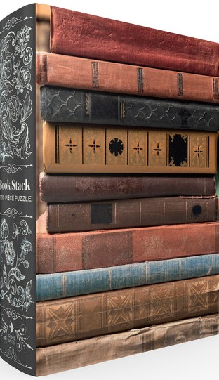 Boîte du casse-tête Book Stack Book Box (1000 pièces) - Gibbs Smith