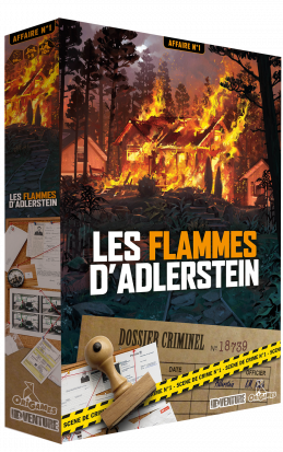 Boîte du jeu Les Flammes D'Adlerstein