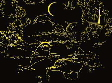 Présentation du casse-tête La Magie du Clair de Lune (500 pièces phosphorescent) - Ravensburger