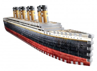 Boîte du casse-tête Les Classiques - Titanic (440 pièces) - Wrebbit 3D