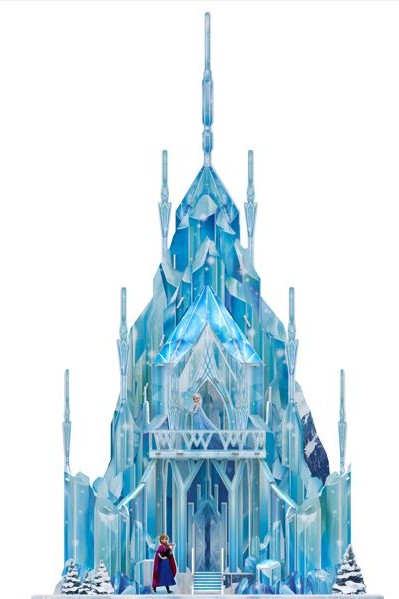 Boîte du casse-tête Disney - Frozen - Ice Palace (190 pièces) 3D - 4D Brands