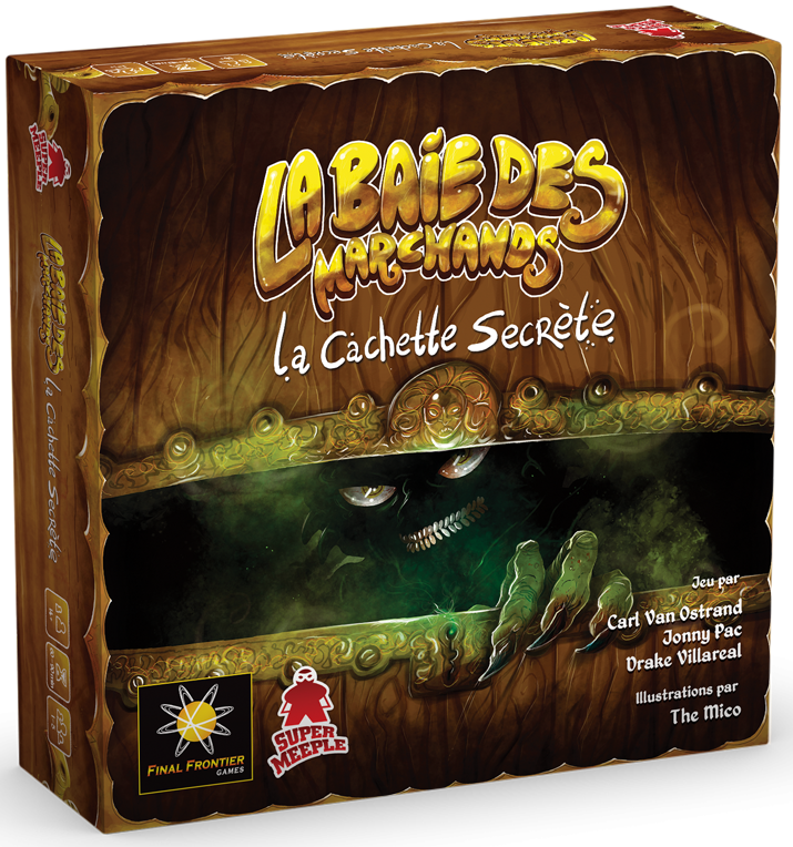 Boîte du jeu La Baie des Marchands - La cachette secrète (ext)