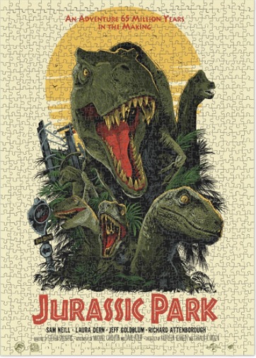 Boîte du casse-tête Jurassic Park (1000 pièces) - Mondo