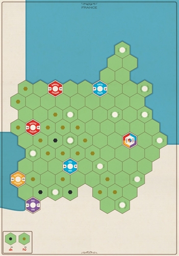 Boîte du jeu Age of Steam Deluxe - Maps France/Poland (VF) (ext)