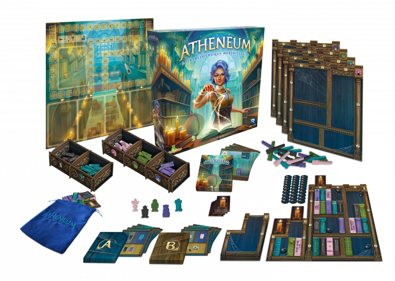 Présentation du jeu Atheneum - La bibliothèque merveilleuse (VF)