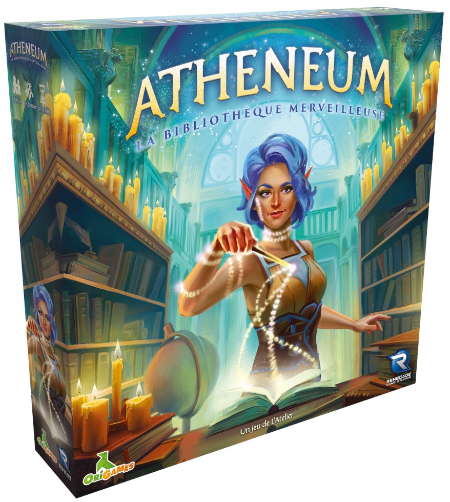 Boîte du jeu Atheneum - La bibliothèque merveilleuse (VF)