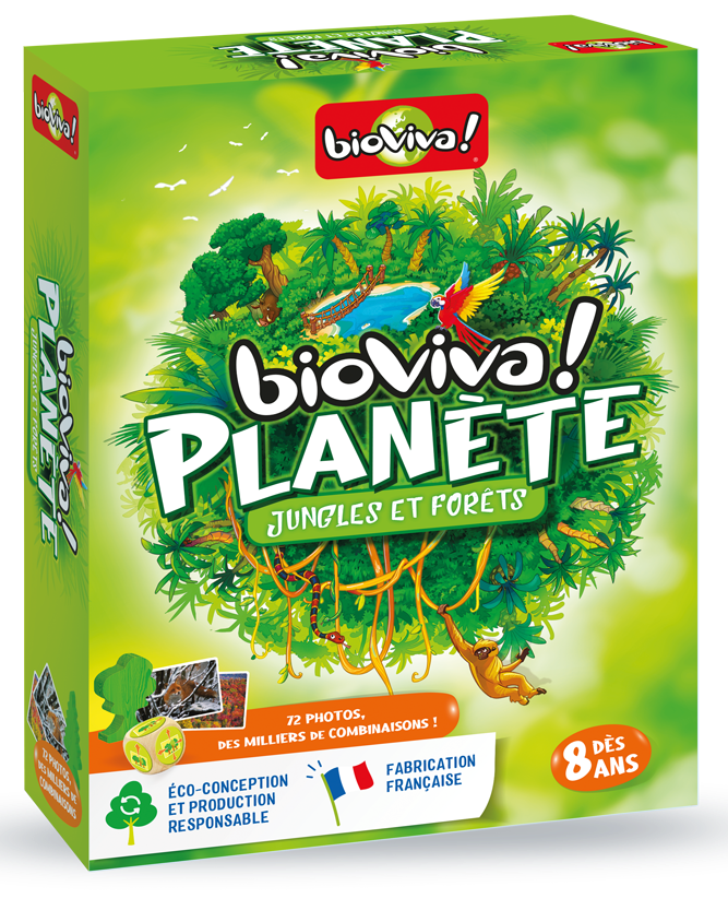 Boîte du jeu Bioviva Planète - Jungles et Forêts