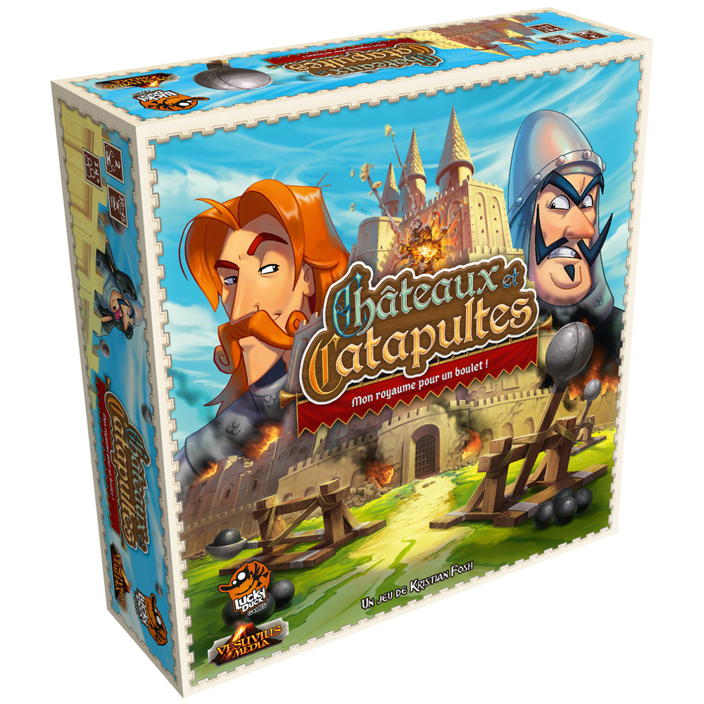 Boîte du jeu Châteaux et Catapultes