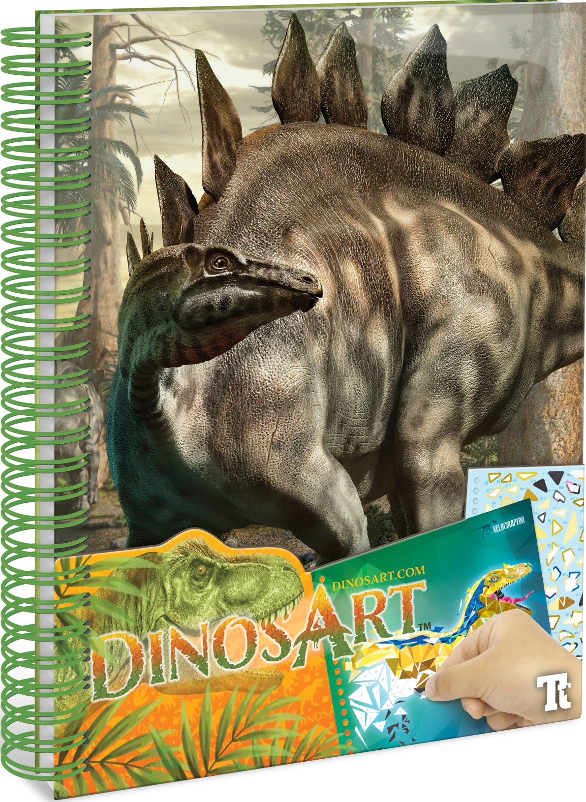 DinosArt – Peinture par autocollants