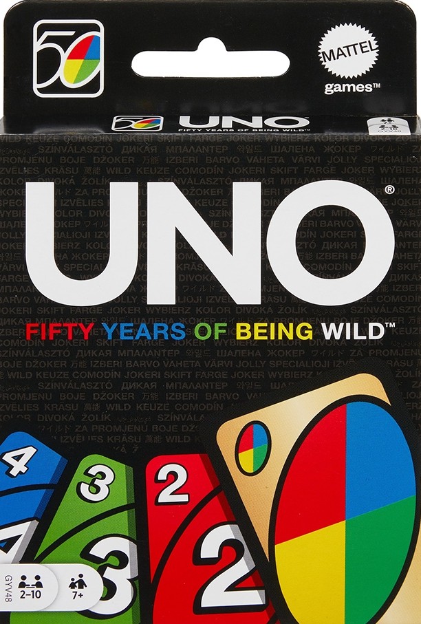 Boîte du jeu Uno - Jeu de Cartes 50ième