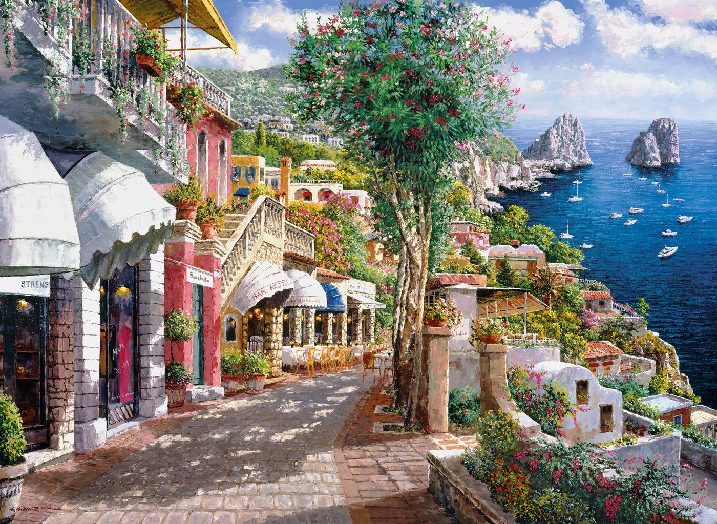 Boîte du casse-tête Capri (1000 pièces) - Clementoni