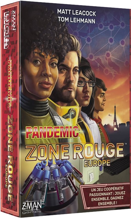 Boîte du jeu Pandemic Zone Rouge - Europe
