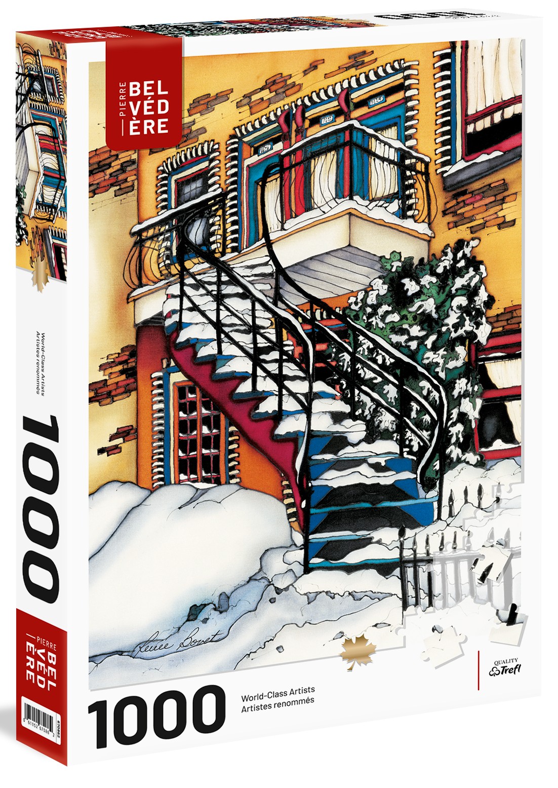 Les Balcons Enneigés (1000 pièces) – Pierre Belvédère – Trefl