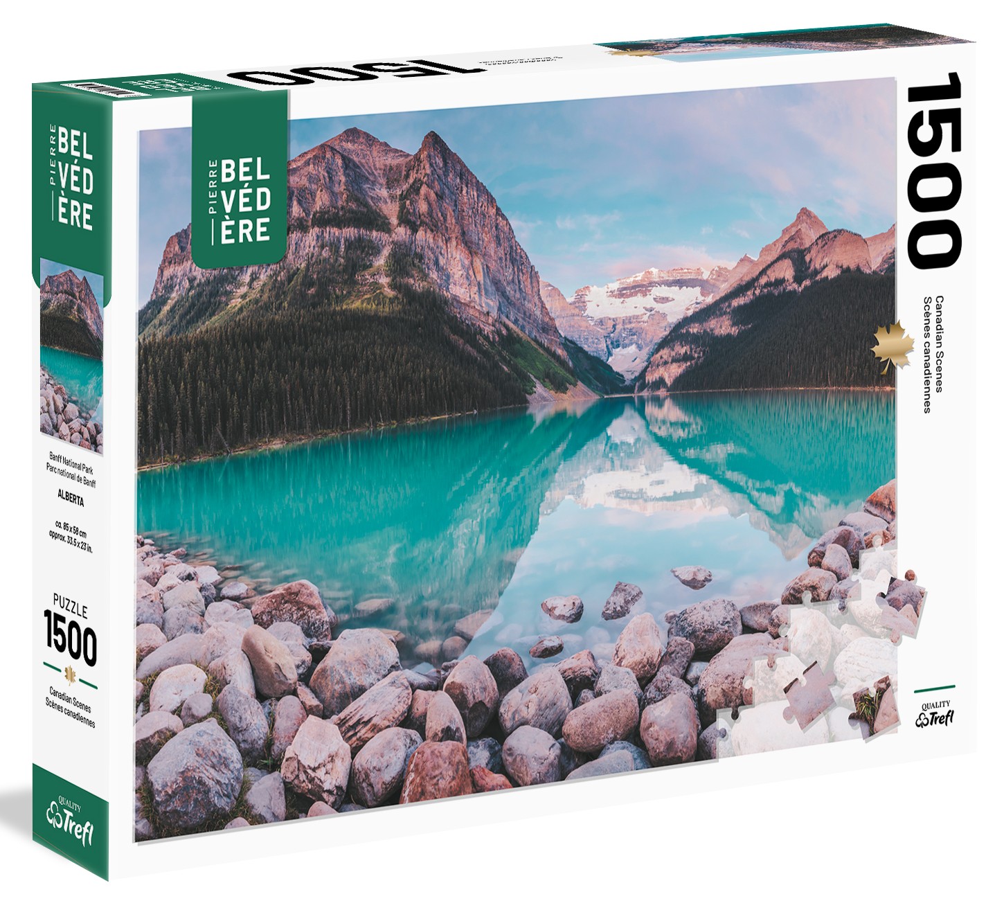 Boîte du casse-tête Parc National de Banff (1000 pièces) - Pierre Belvédère - Trefl