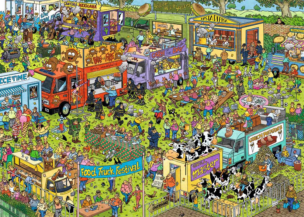 Jan Van Haasteren – Food truck festival (1500 pièces) – Jumbo