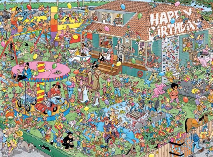 Jan Van Haasteren – La fête d’anniversaire (1000 pièces) – Jumbo