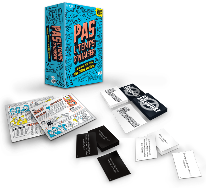 Présentation du jeu Pas l'temps d'niaiser!