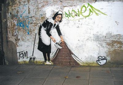 Boîte du casse-tête Banksy - Maid (1000 pièces) - Piatnik